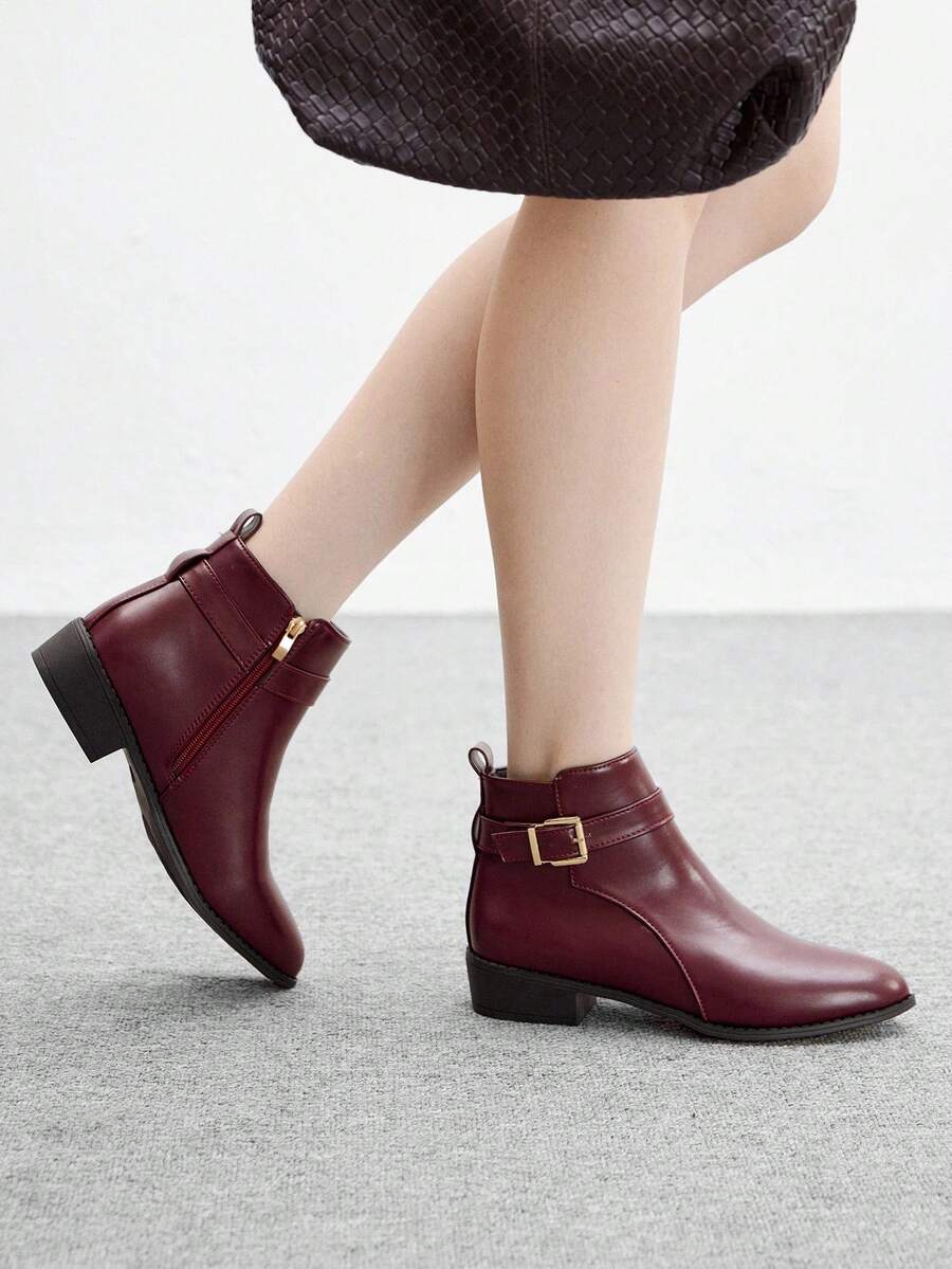 CUCCOO BIZCHIC New Women Retro Style Ankle Boots
