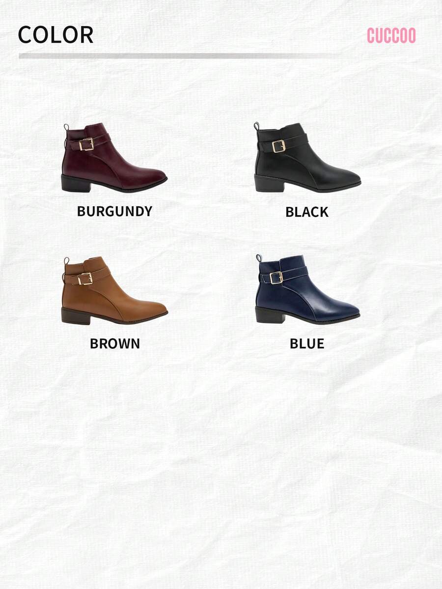 CUCCOO BIZCHIC New Women Retro Style Ankle Boots