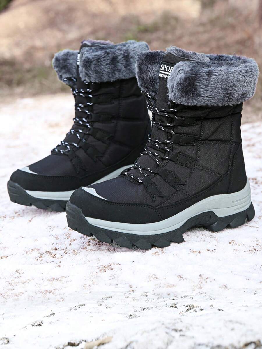 New Plus Size Fall Anti-Slip Warm Thick Winter Boots