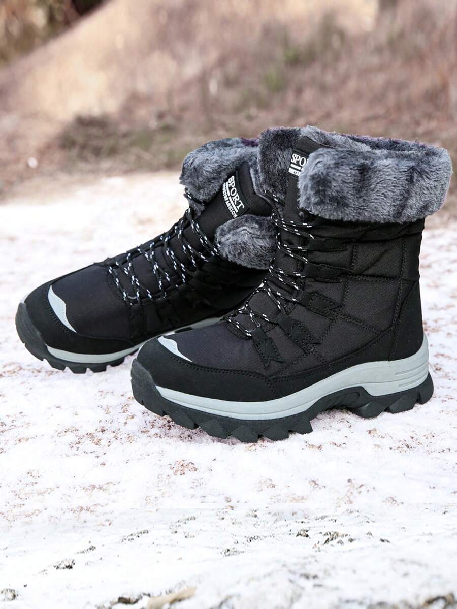 New Plus Size Fall Anti-Slip Warm Thick Winter Boots