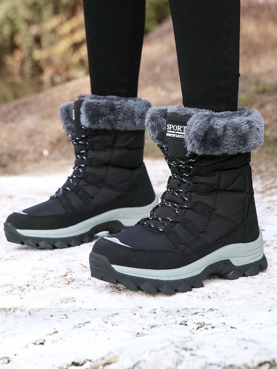 New Plus Size Fall Anti-Slip Warm Thick Winter Boots