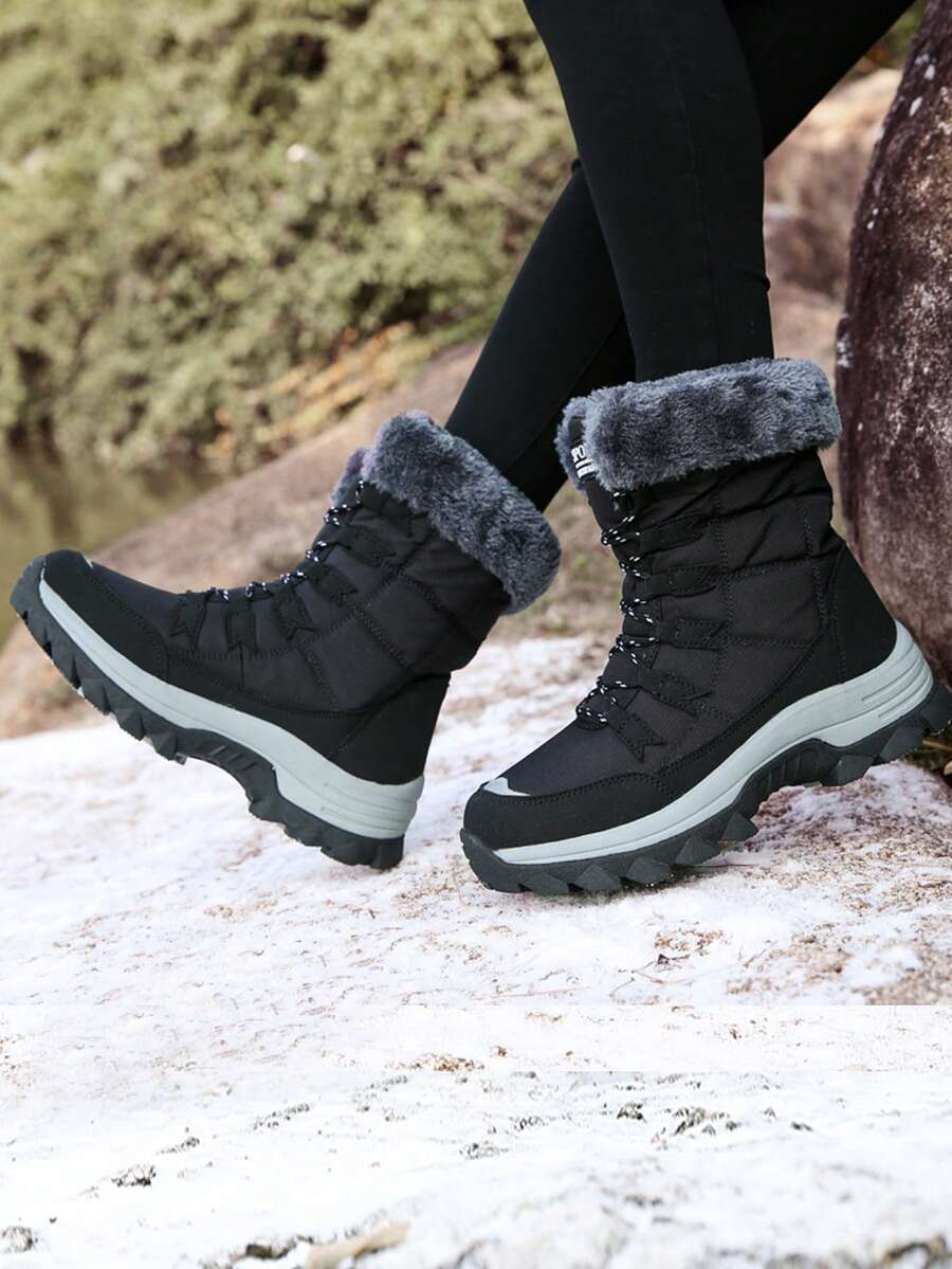 New Plus Size Fall Anti-Slip Warm Thick Winter Boots