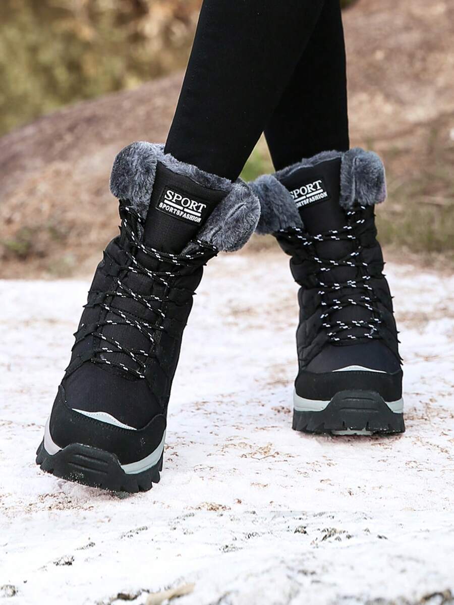 New Plus Size Fall Anti-Slip Warm Thick Winter Boots