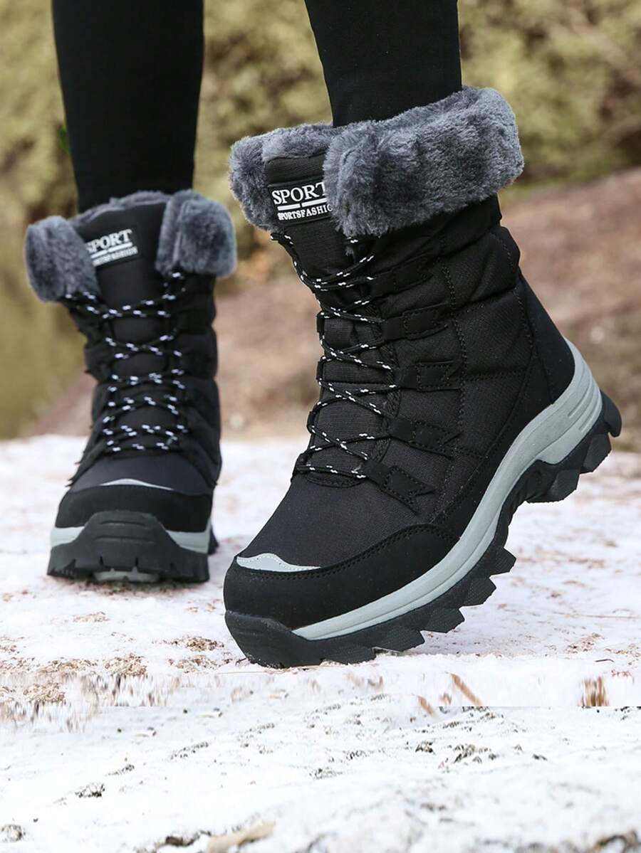 New Plus Size Fall Anti-Slip Warm Thick Winter Boots