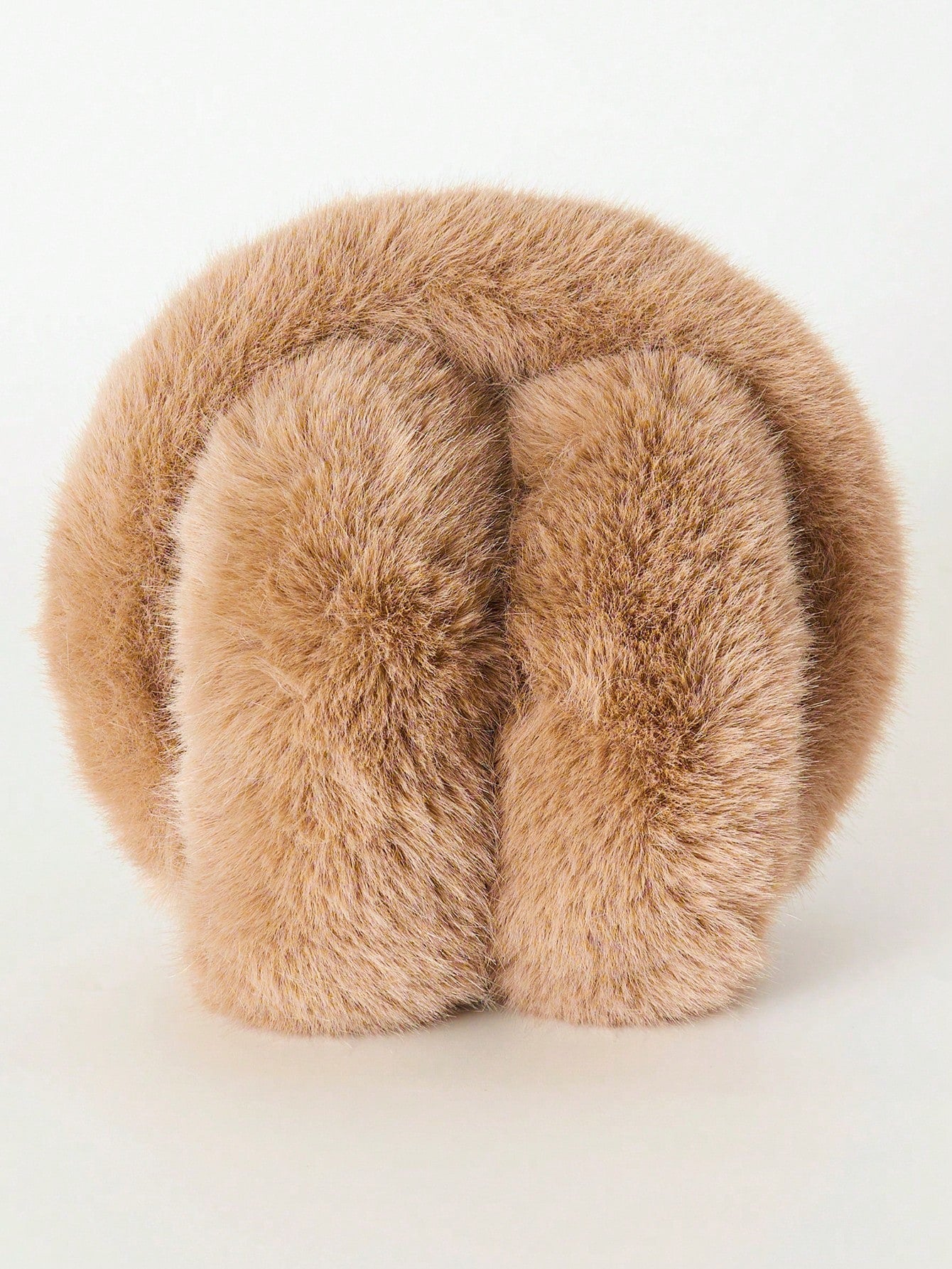 1pc Men's Solid Color Plush Earmuffs, New Outdoor Cycling Windproof Warm Ear Covers, Thick Ear Warmer Accessories For Autumn/Winter