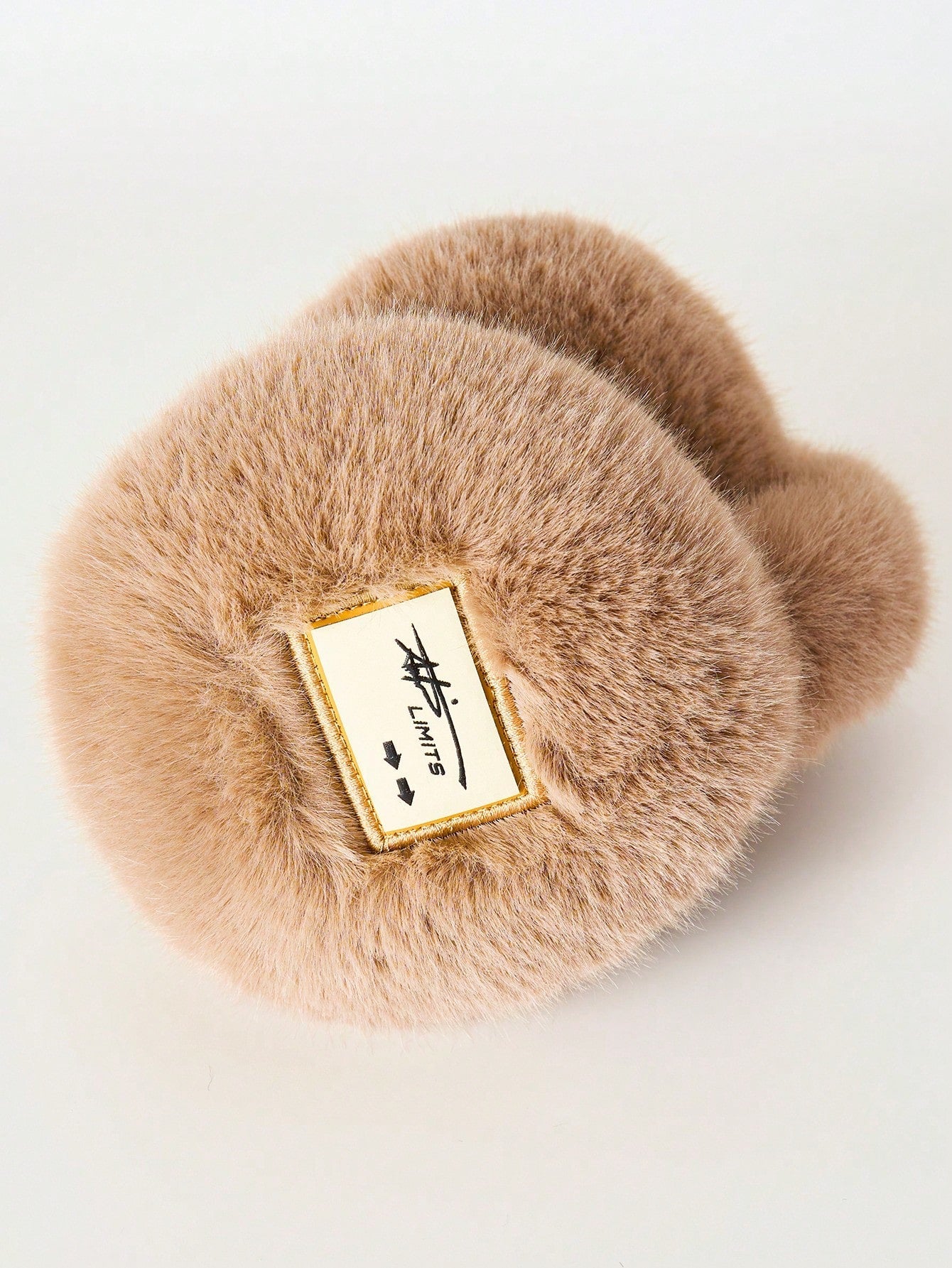 1pc Men's Solid Color Plush Earmuffs, New Outdoor Cycling Windproof Warm Ear Covers, Thick Ear Warmer Accessories For Autumn/Winter