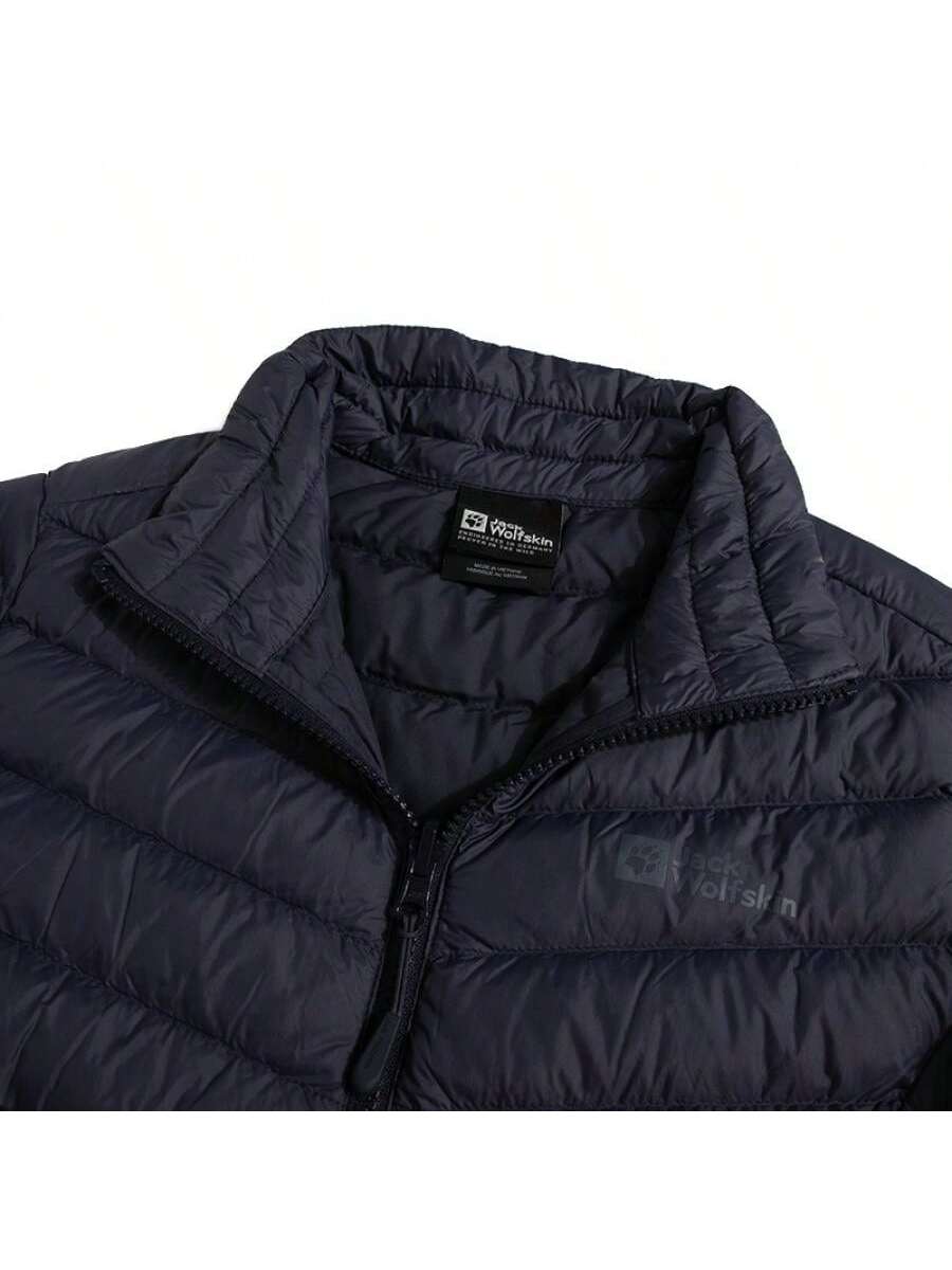 Jack Wolfskin Women's 3-In-1 Waterproof Windbreaker, Outdoor Casual Breathable Softshell Jacket, Graphite Blue