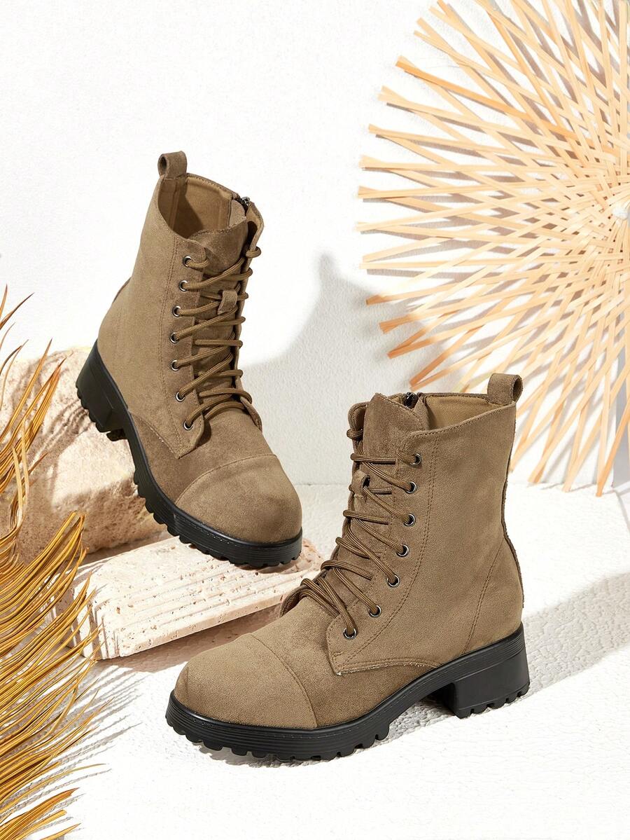CUCCOO BIZCHIC New Women Retro Style Ankle Boots