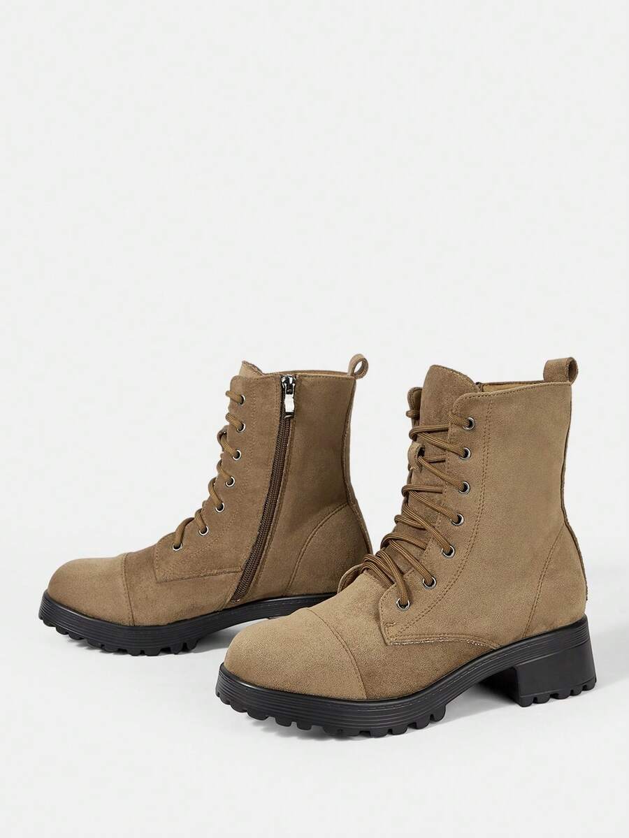 CUCCOO BIZCHIC New Women Retro Style Ankle Boots
