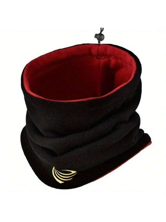 1 Piece Unisex Winter Fleece Neck Gaiter - Half Face Windproof Balaclava Tube Scarf, Suitable For Skiing, Motorcycle Riding, Cycling, And Camping - Adjustable - Cold Face Mask