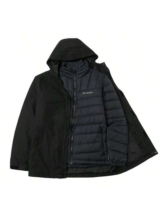 Columbia Men's 3-In-1 Softshell Jacket With Embroidered Logo, Waterproof