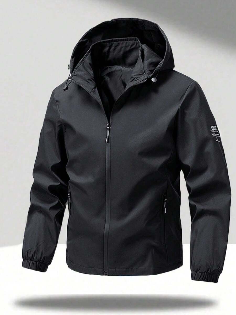 Men Outdoor Rush Waterproof Windproof Outdoor Sports Jacket Suitable For Outdoor Sports, Multifunctional, Suitable For Boyfriend Husband Gift, Fall