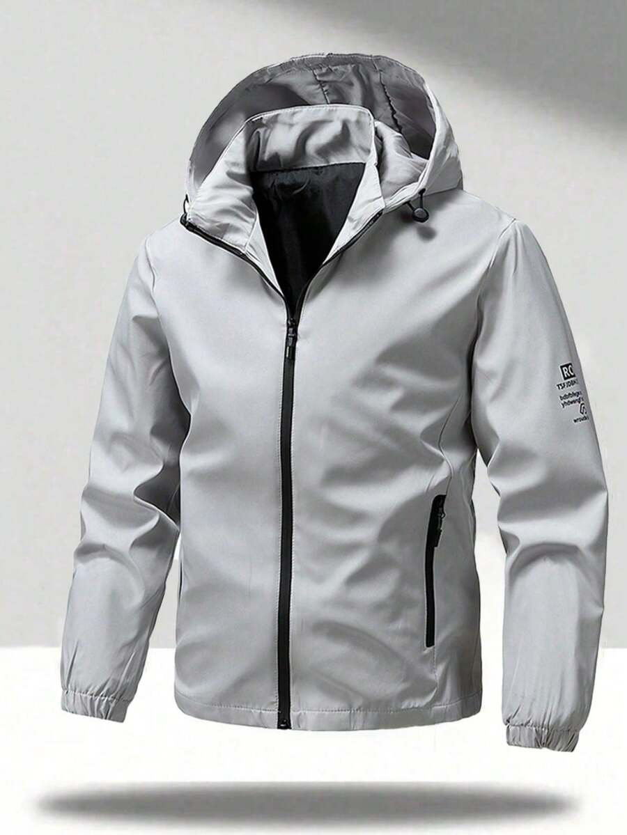 Men Outdoor Rush Waterproof Windproof Outdoor Sports Jacket Suitable For Outdoor Sports, Multifunctional, Suitable For Boyfriend Husband Gift, Fall