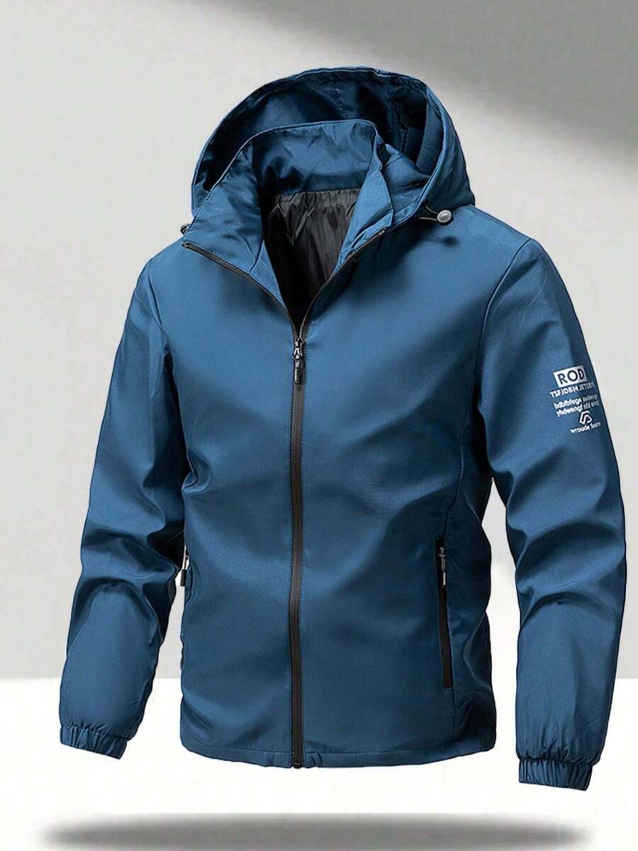 Men Outdoor Rush Waterproof Windproof Outdoor Sports Jacket Suitable For Outdoor Sports, Multifunctional, Suitable For Boyfriend Husband Gift, Fall