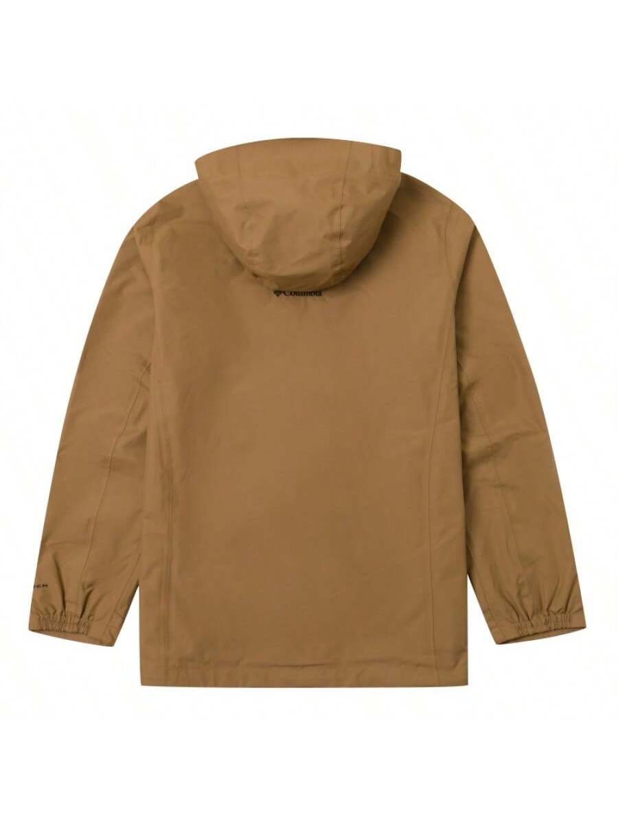 Columbia Men's Softshell Jacket With Embroidered Logo, Detachable Cuffs, Waterproof