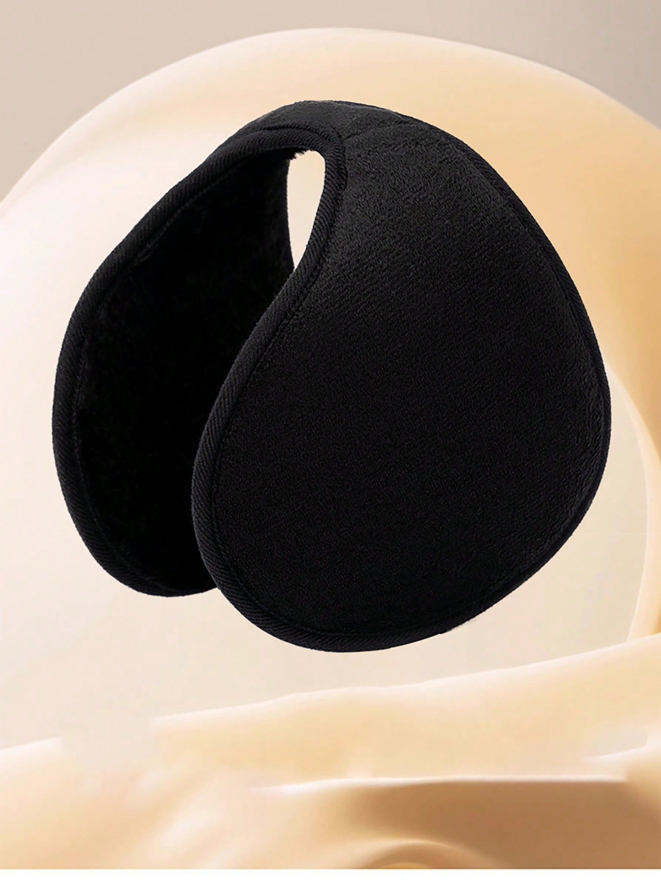 1pc Men's Ear Muffs, Winter Warm Plush Earmuffs, Windproof Ear Warmers, Suitable For Cycling, Outdoor Activities In Cold Weather