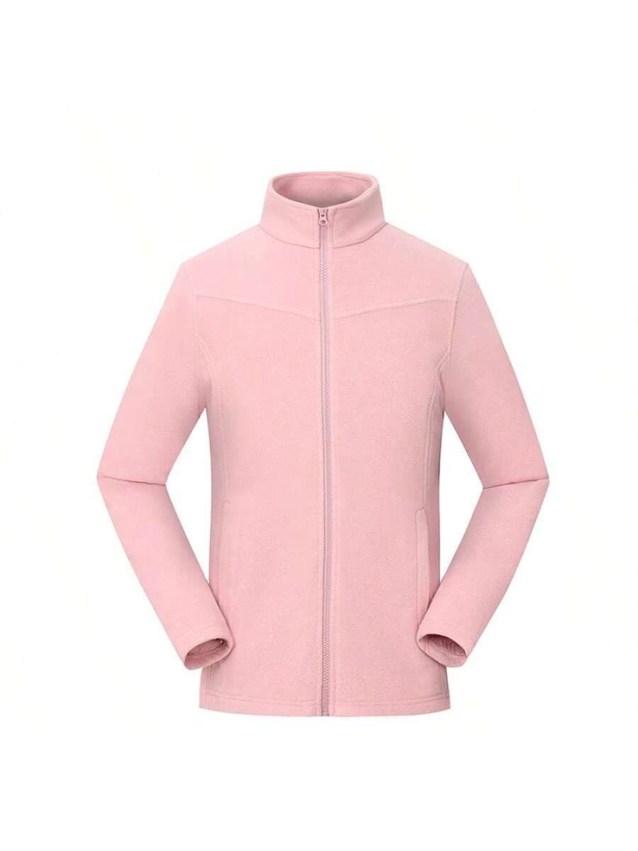 lanbu Unisex Sherpa 3-In-1 Windbreaker Jacket, Classic Casual Detachable Hood, Versatile Outdoor Jacket LR0002A93001LB