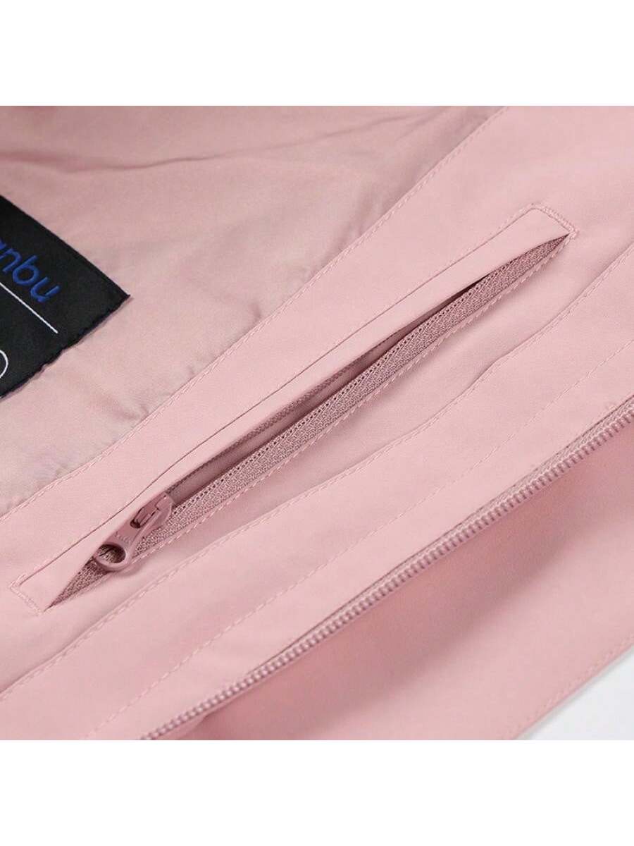 lanbu Unisex Sherpa 3-In-1 Windbreaker Jacket, Classic Casual Detachable Hood, Versatile Outdoor Jacket LR0002A93001LB