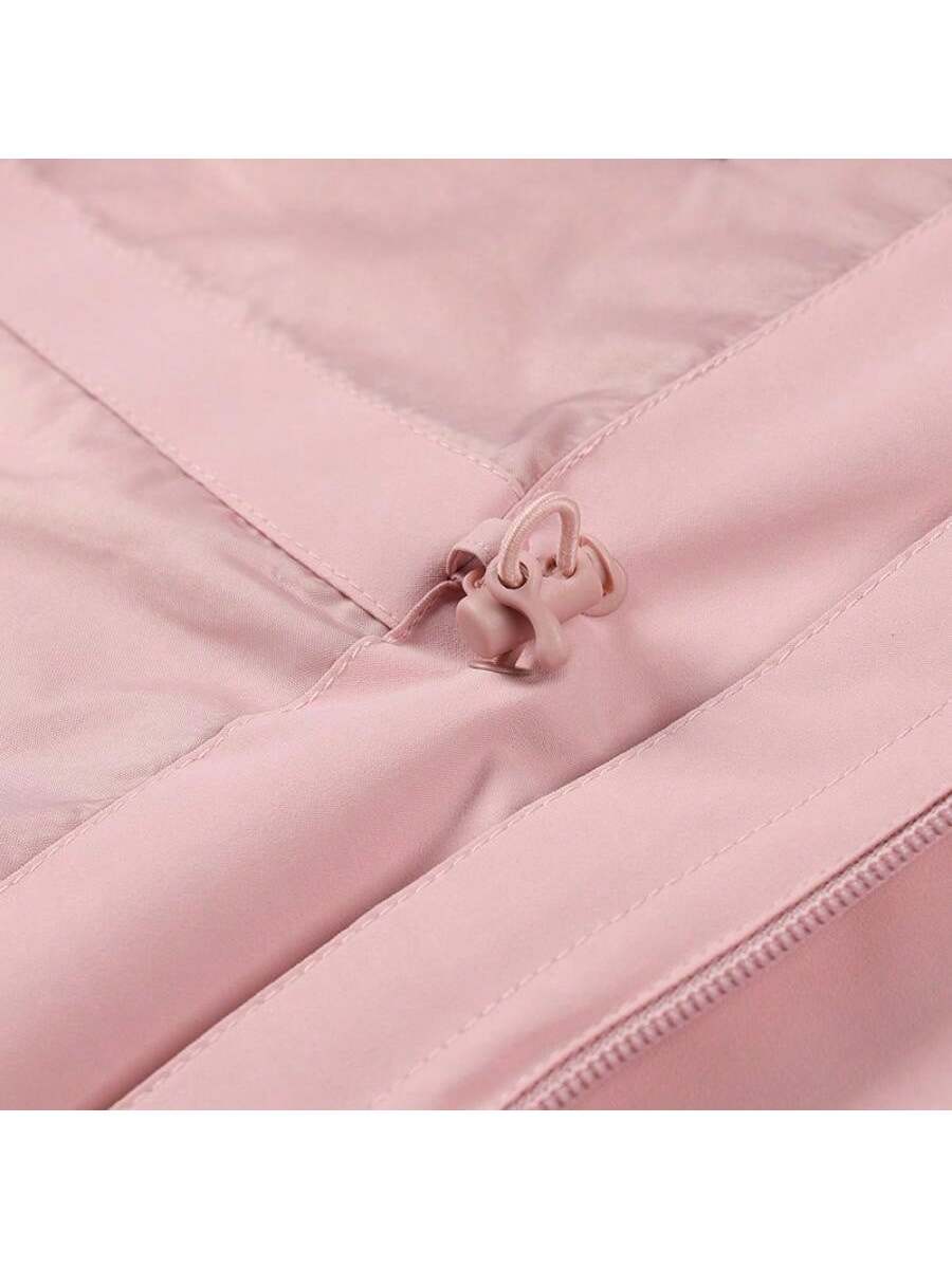 lanbu Unisex Sherpa 3-In-1 Windbreaker Jacket, Classic Casual Detachable Hood, Versatile Outdoor Jacket LR0002A93001LB
