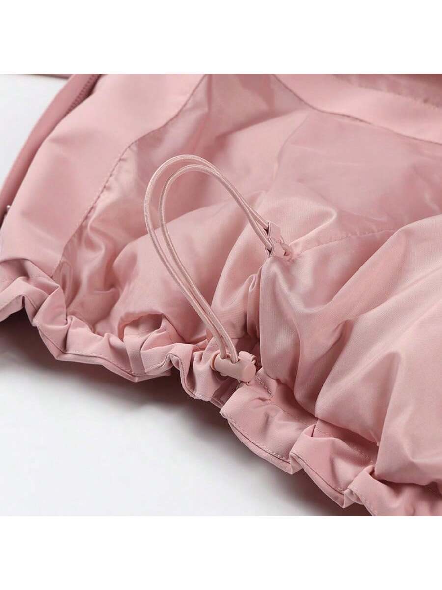 lanbu Unisex Sherpa 3-In-1 Windbreaker Jacket, Classic Casual Detachable Hood, Versatile Outdoor Jacket LR0002A93001LB