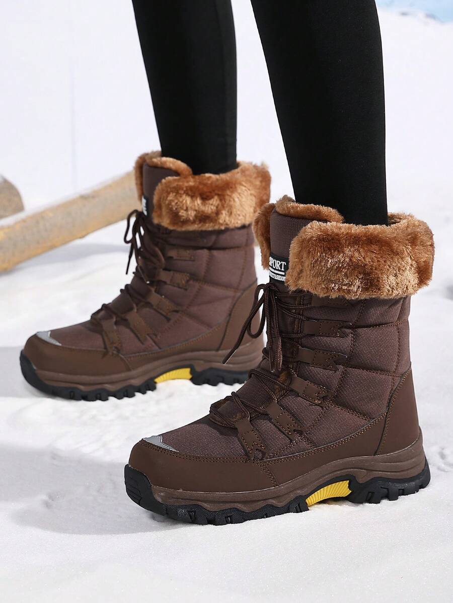 New Plus Size Fall Anti-Slip Warm Thick Winter Boots