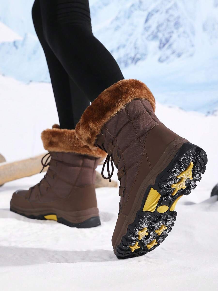 New Plus Size Fall Anti-Slip Warm Thick Winter Boots