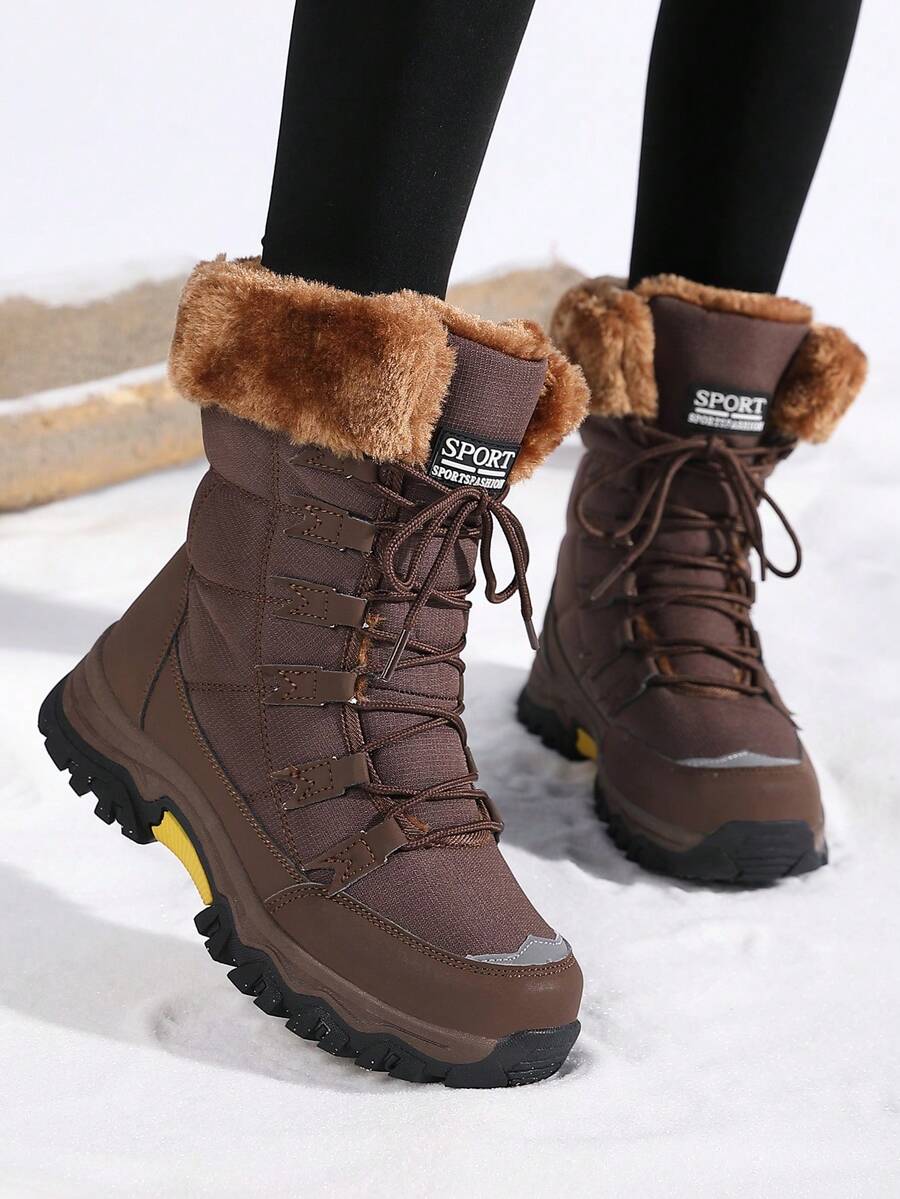 New Plus Size Fall Anti-Slip Warm Thick Winter Boots