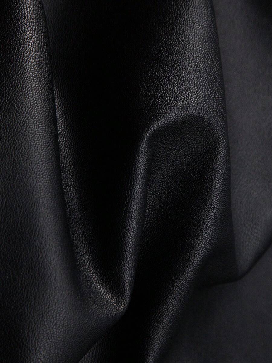 Men's Casual Vintage Motorcycle Leather Jacket, Spring And Autumn Style,Fleece