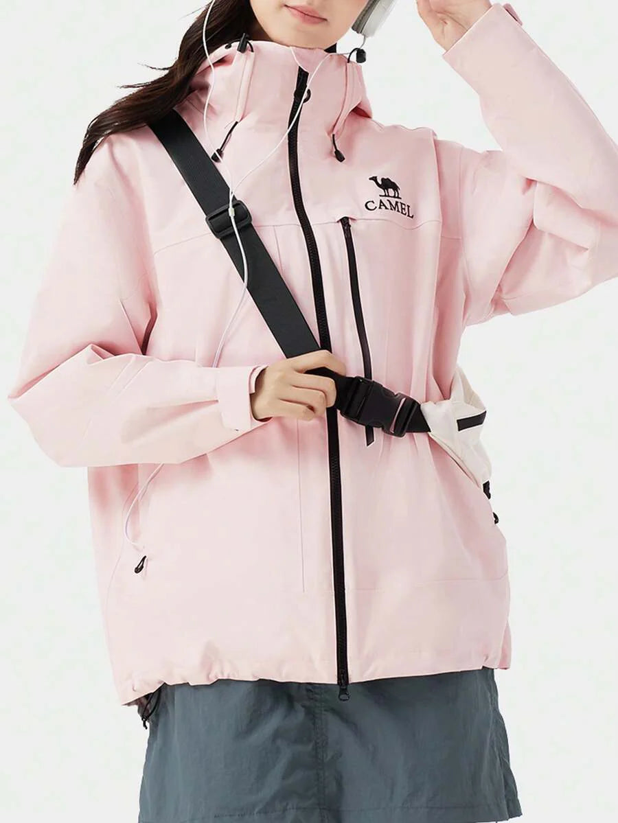 CAMEL CROWN Outdoor Shell Jacket, All-Season Champion Kai Jia Z Series Shell Jacket Unisex 3-In-1 Outdoor Jacket