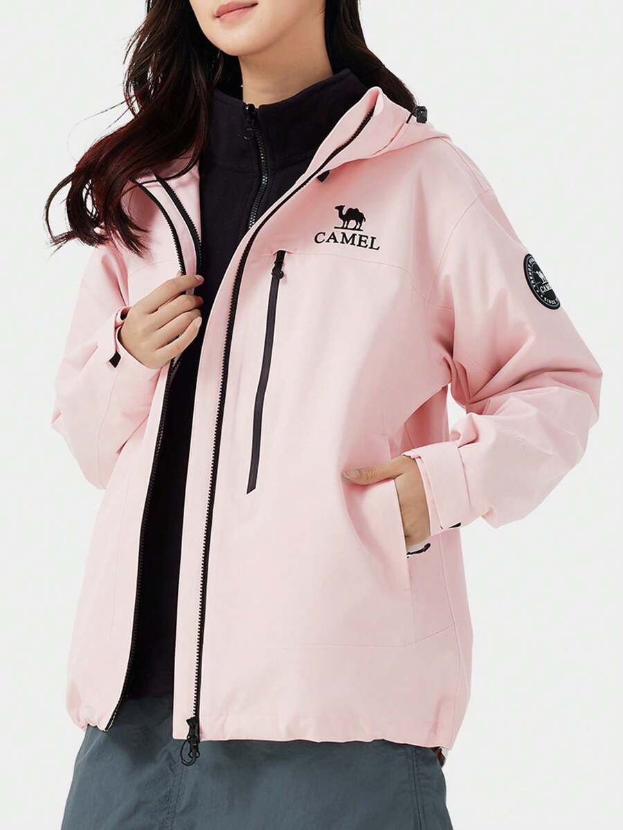 CAMEL CROWN Outdoor Shell Jacket, All-Season Champion Kai Jia Z Series Shell Jacket Unisex 3-In-1 Outdoor Jacket