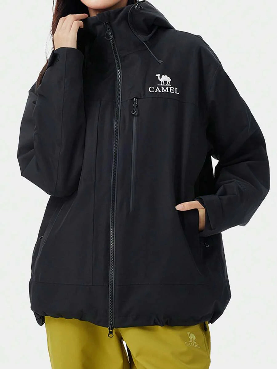 CAMEL CROWN Outdoor Shell Jacket, All-Season Champion Kai Jia Z Series Shell Jacket Unisex 3-In-1 Outdoor Jacket