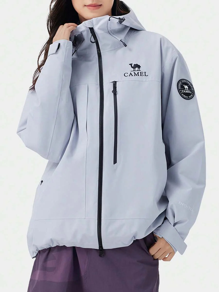 CAMEL CROWN Outdoor Shell Jacket, All-Season Champion Kai Jia Z Series Shell Jacket Unisex 3-In-1 Outdoor Jacket