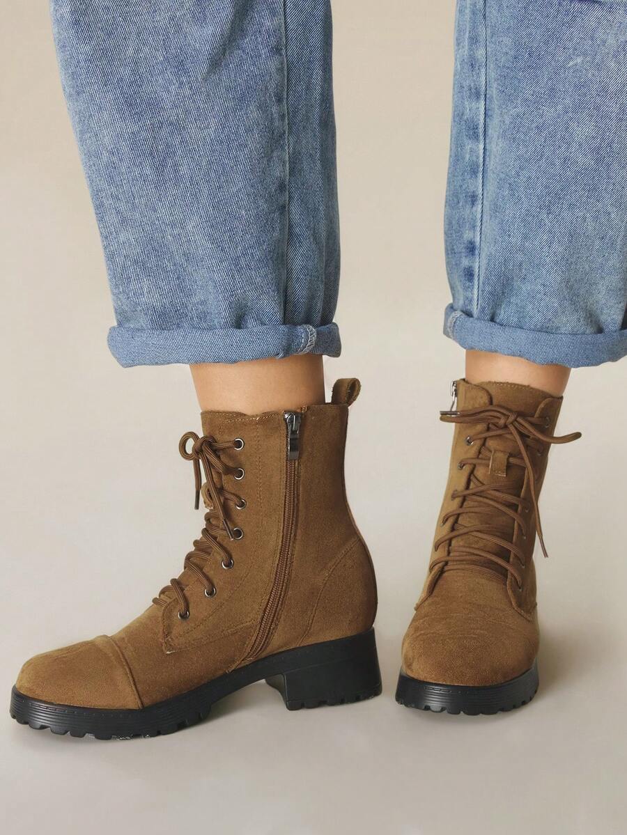 CUCCOO BIZCHIC New Women Retro Style Ankle Boots