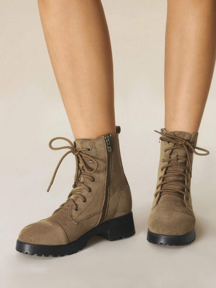 CUCCOO BIZCHIC New Women Retro Style Ankle Boots