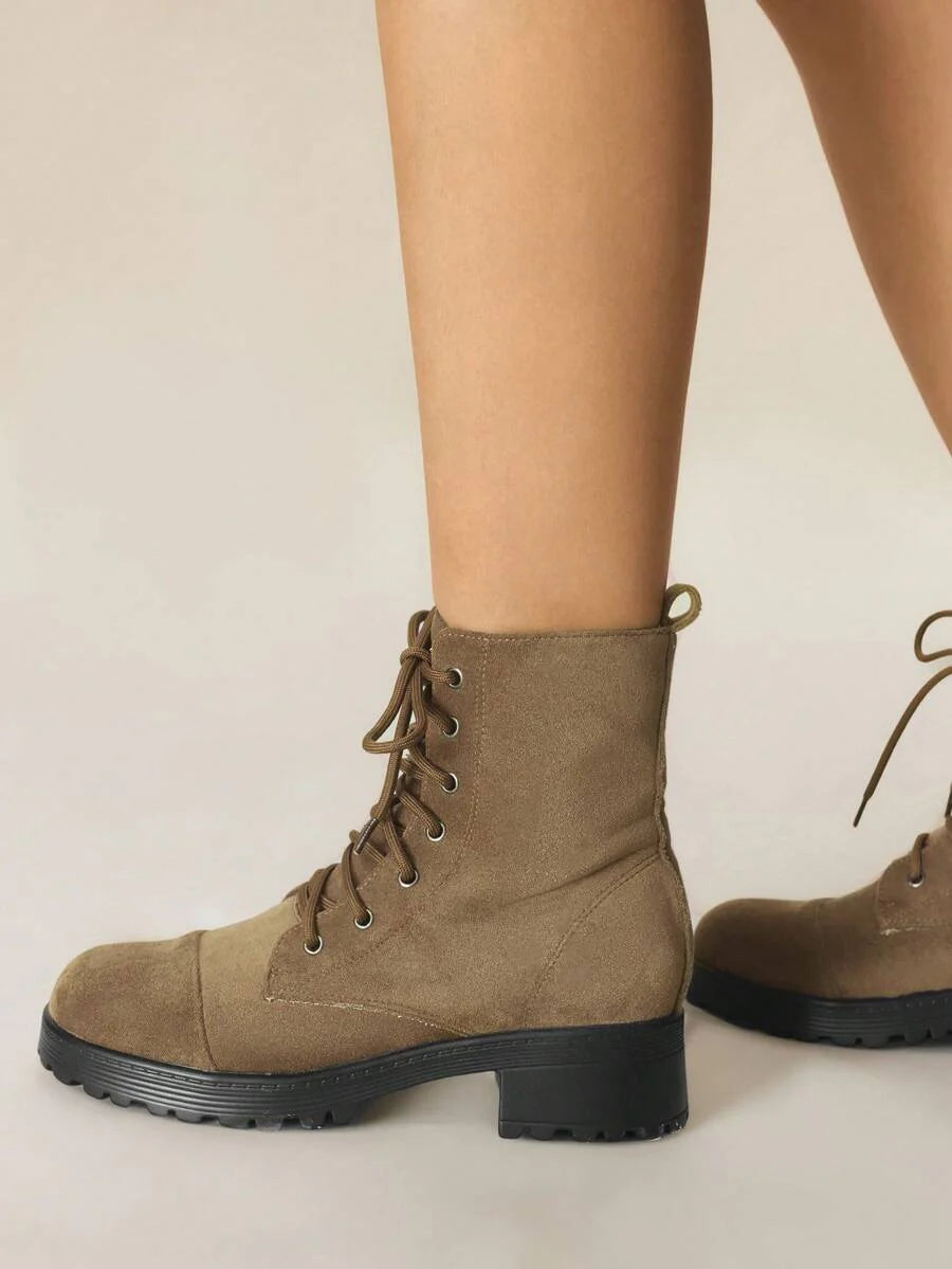 CUCCOO BIZCHIC New Women Retro Style Ankle Boots