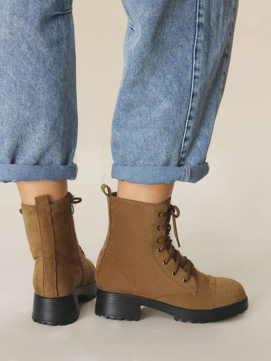 CUCCOO BIZCHIC New Women Retro Style Ankle Boots