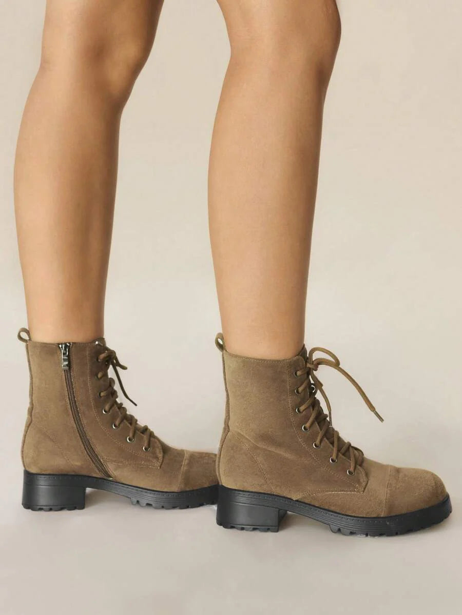CUCCOO BIZCHIC New Women Retro Style Ankle Boots