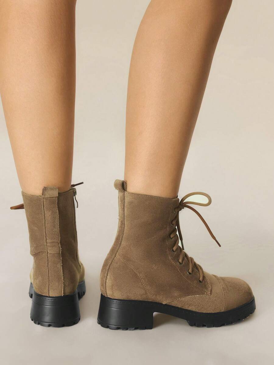 CUCCOO BIZCHIC New Women Retro Style Ankle Boots