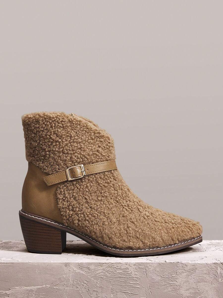 CUCCOO BIZCHIC New Women Retro Style Ankle Boots