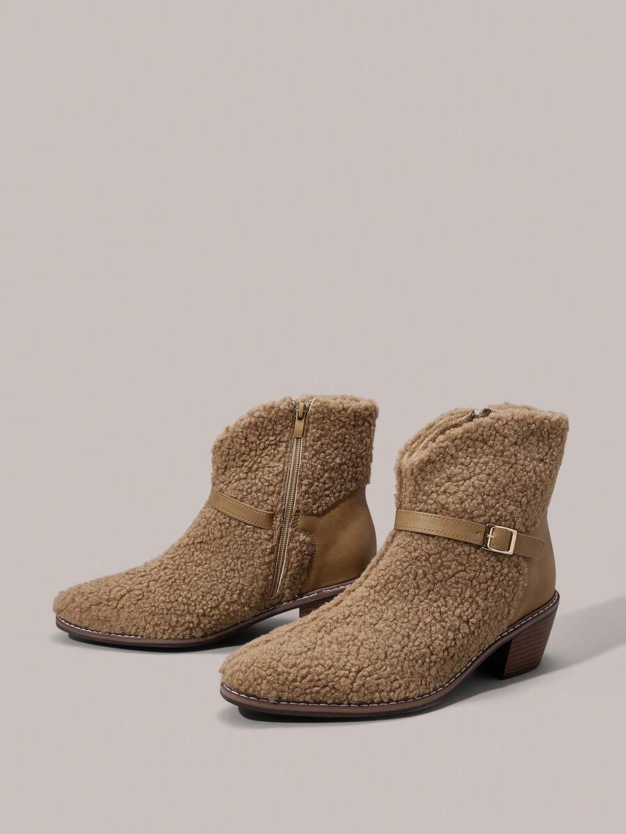 CUCCOO BIZCHIC New Women Retro Style Ankle Boots