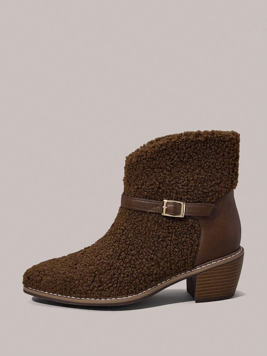 CUCCOO BIZCHIC New Women Retro Style Ankle Boots