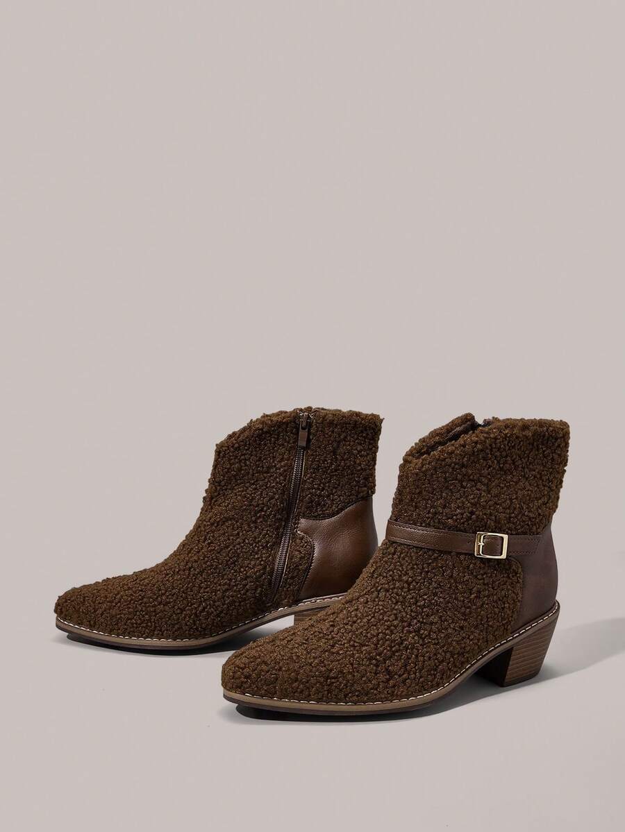 CUCCOO BIZCHIC New Women Retro Style Ankle Boots