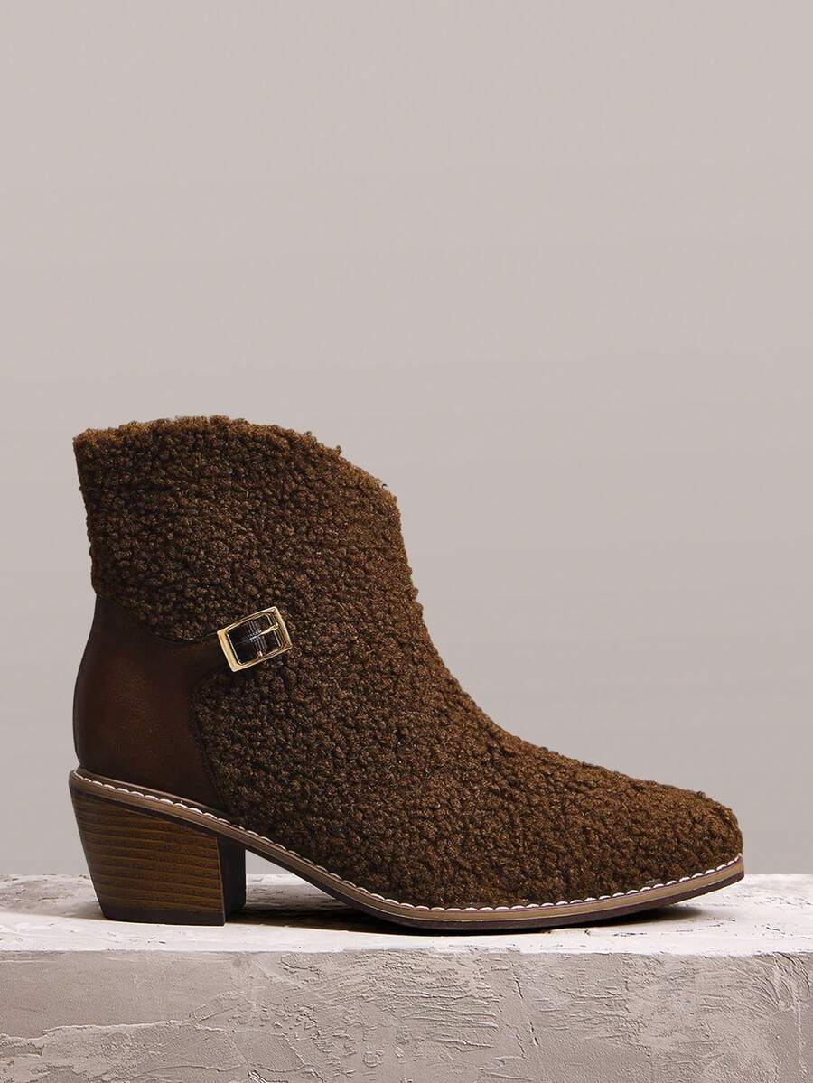 CUCCOO BIZCHIC New Women Retro Style Ankle Boots