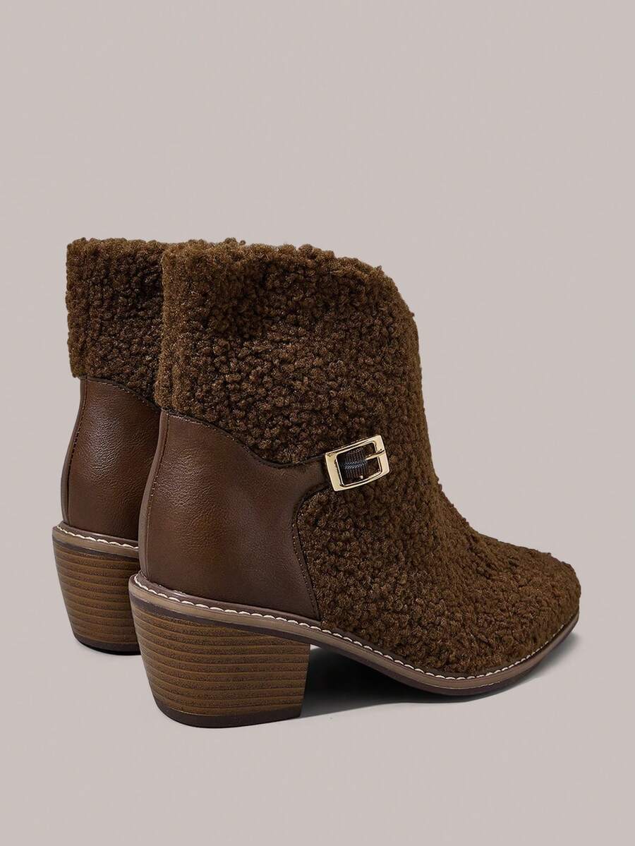 CUCCOO BIZCHIC New Women Retro Style Ankle Boots