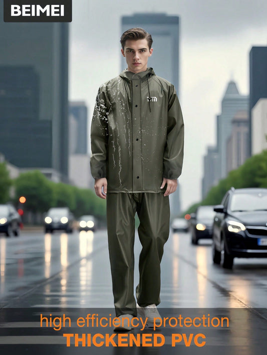 2pcs Men's Raincoat