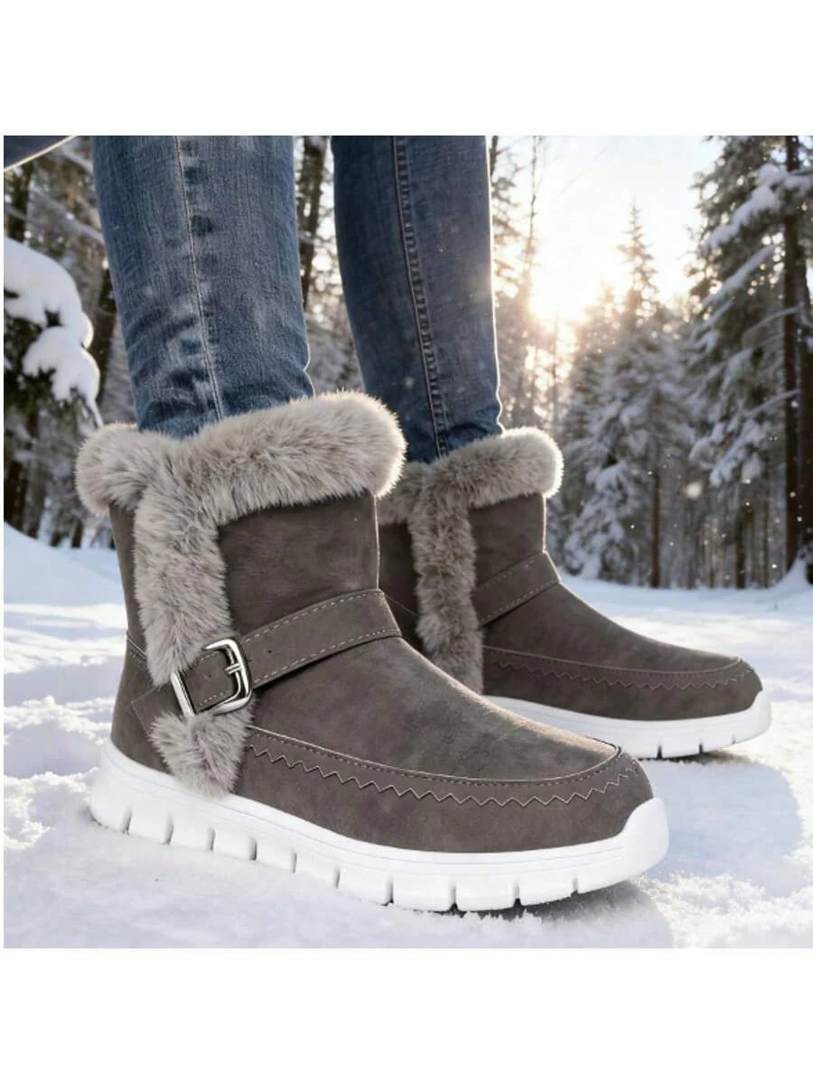 Women's Winter Snow Boots, New Winter Women's Outdoor Mid-Calf Boots, Women's Casual Shoes, Women's Athletic Shoes, Comfortable, Soft And Non-Slip Walking Shoes, Available In A Variety Of Styles And Colors, Essential And Versatile Shoes For Everyday Outi