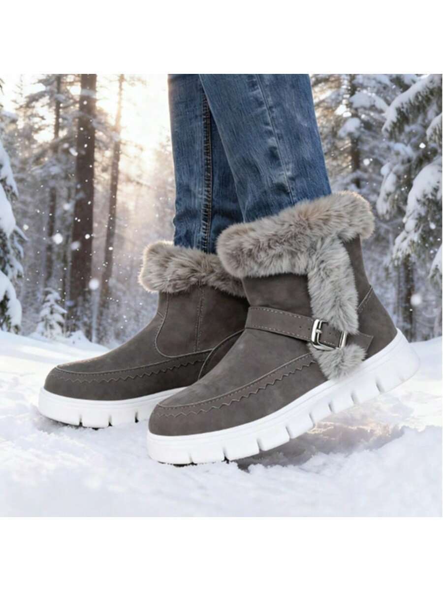 Women's Winter Snow Boots, New Winter Women's Outdoor Mid-Calf Boots, Women's Casual Shoes, Women's Athletic Shoes, Comfortable, Soft And Non-Slip Walking Shoes, Available In A Variety Of Styles And Colors, Essential And Versatile Shoes For Everyday Outi
