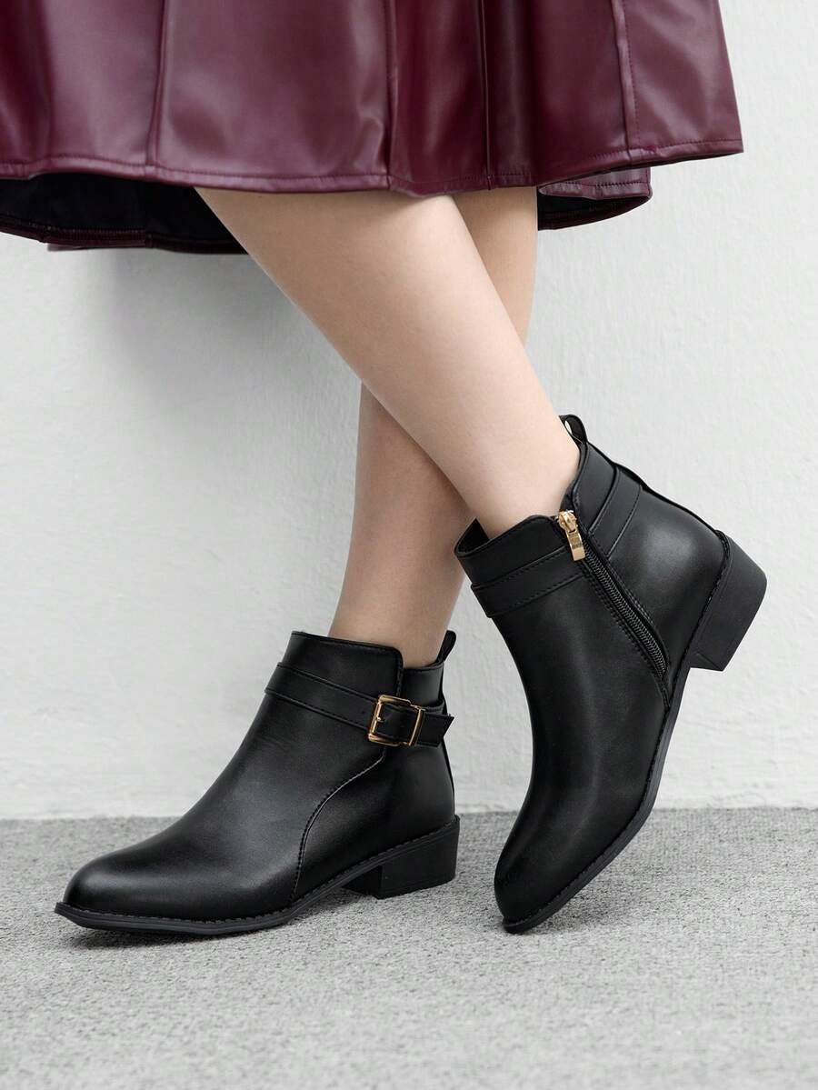 CUCCOO BIZCHIC New Women Retro Style Ankle Boots