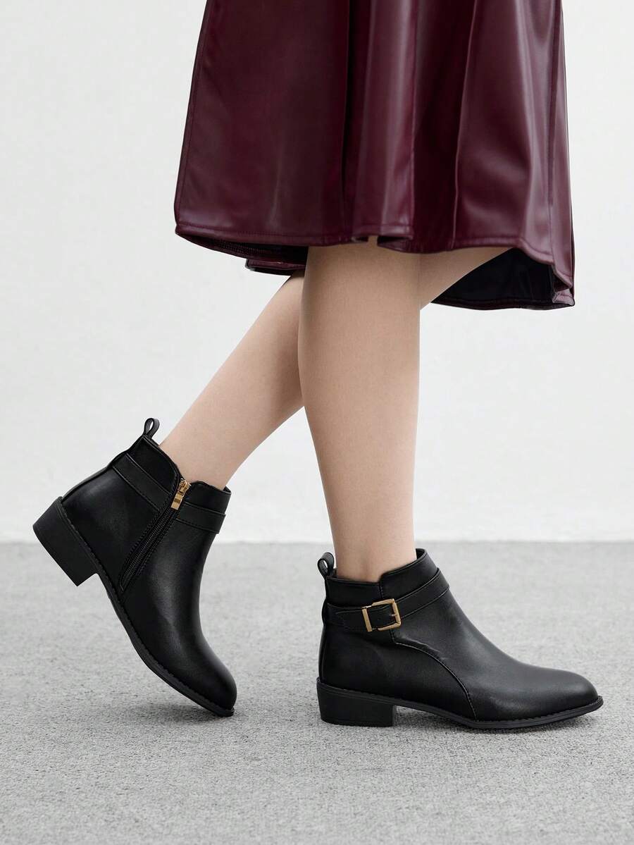 CUCCOO BIZCHIC New Women Retro Style Ankle Boots