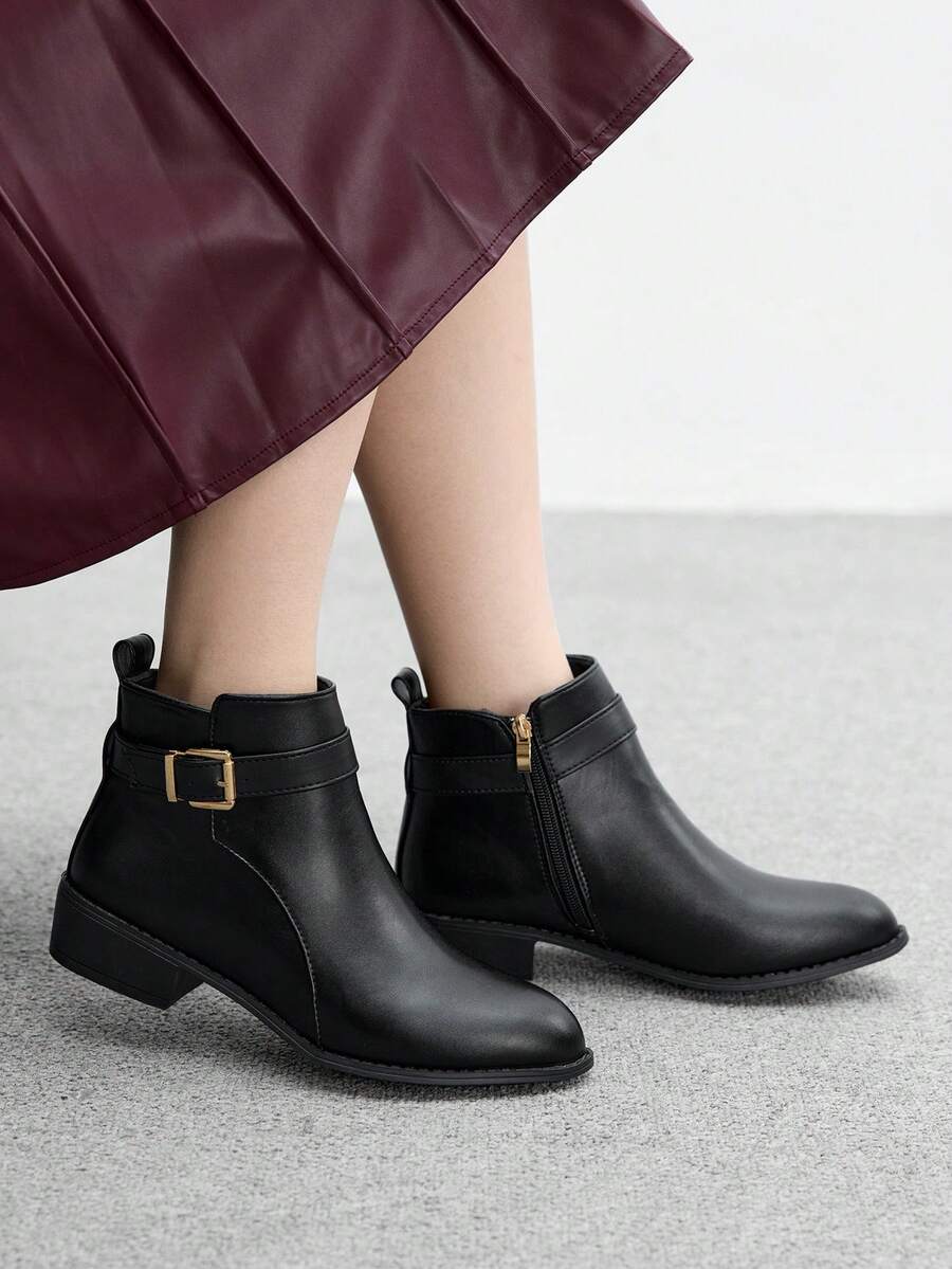 CUCCOO BIZCHIC New Women Retro Style Ankle Boots